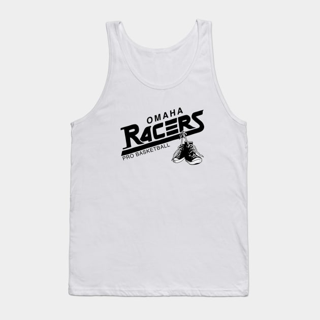 Defunct Omaha Racers Basketball 1990 Tank Top by LocalZonly